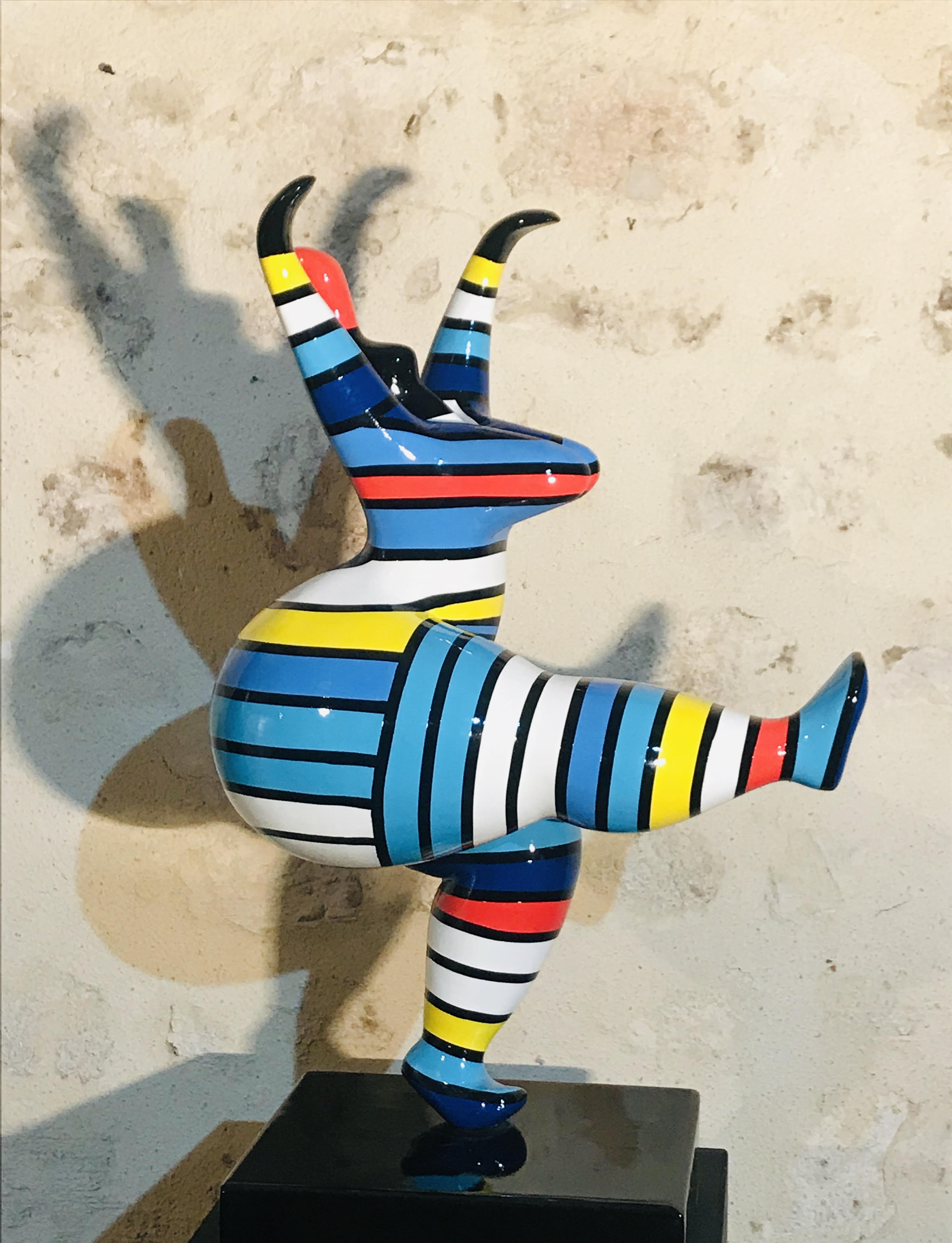 Sculpture en résine Multicolores - Espace Design Bordeaux : Espace